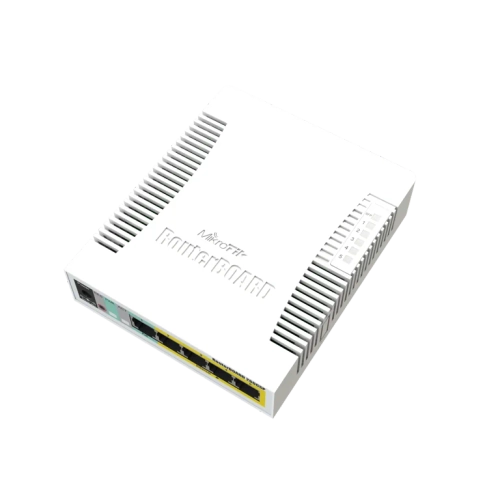 MikroTik CSS106-1G-4P-1S Коммутатор с SFP и PoE
