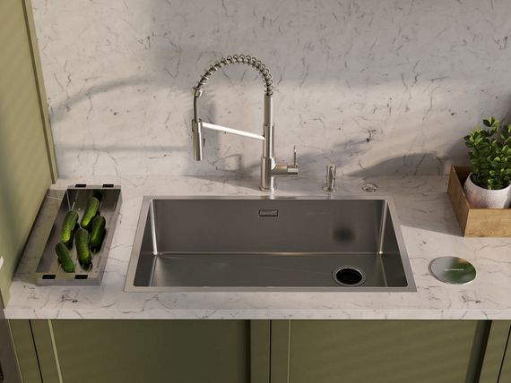 Кухонная мойка OMOIKIRI Taki 74-U/IF-GB Side (арт.4993172)