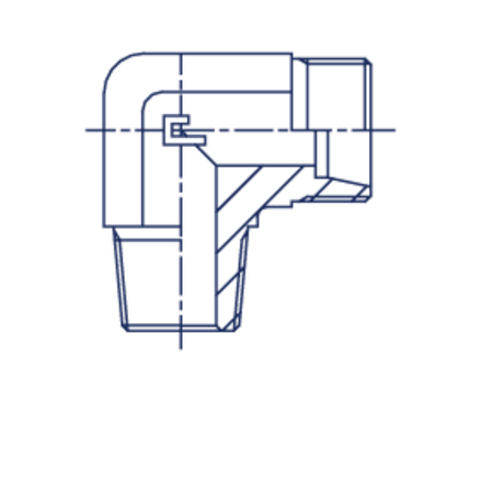 Штуцер FC90 DS08 BSPT 1/4" (корпус)