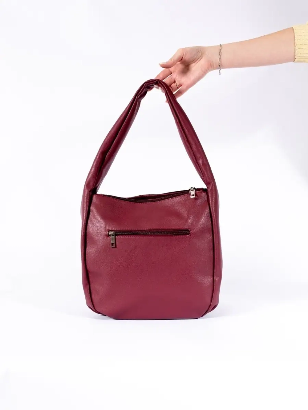 Сумка большая через плечо шоппер мешок