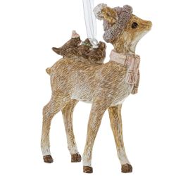 GAEM Украшение новогоднее "Олень", L6,5 W2,5 H9 см, 2в.