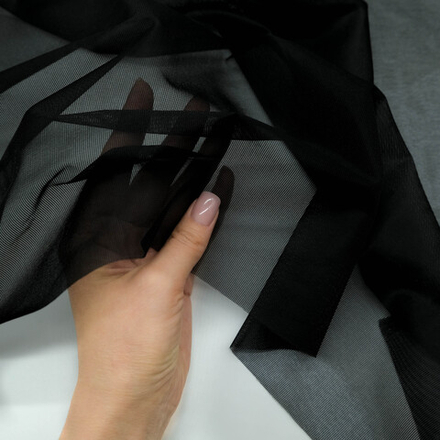 Сетка корсетная ЧЕРНЫЙ (на метраж), Турция