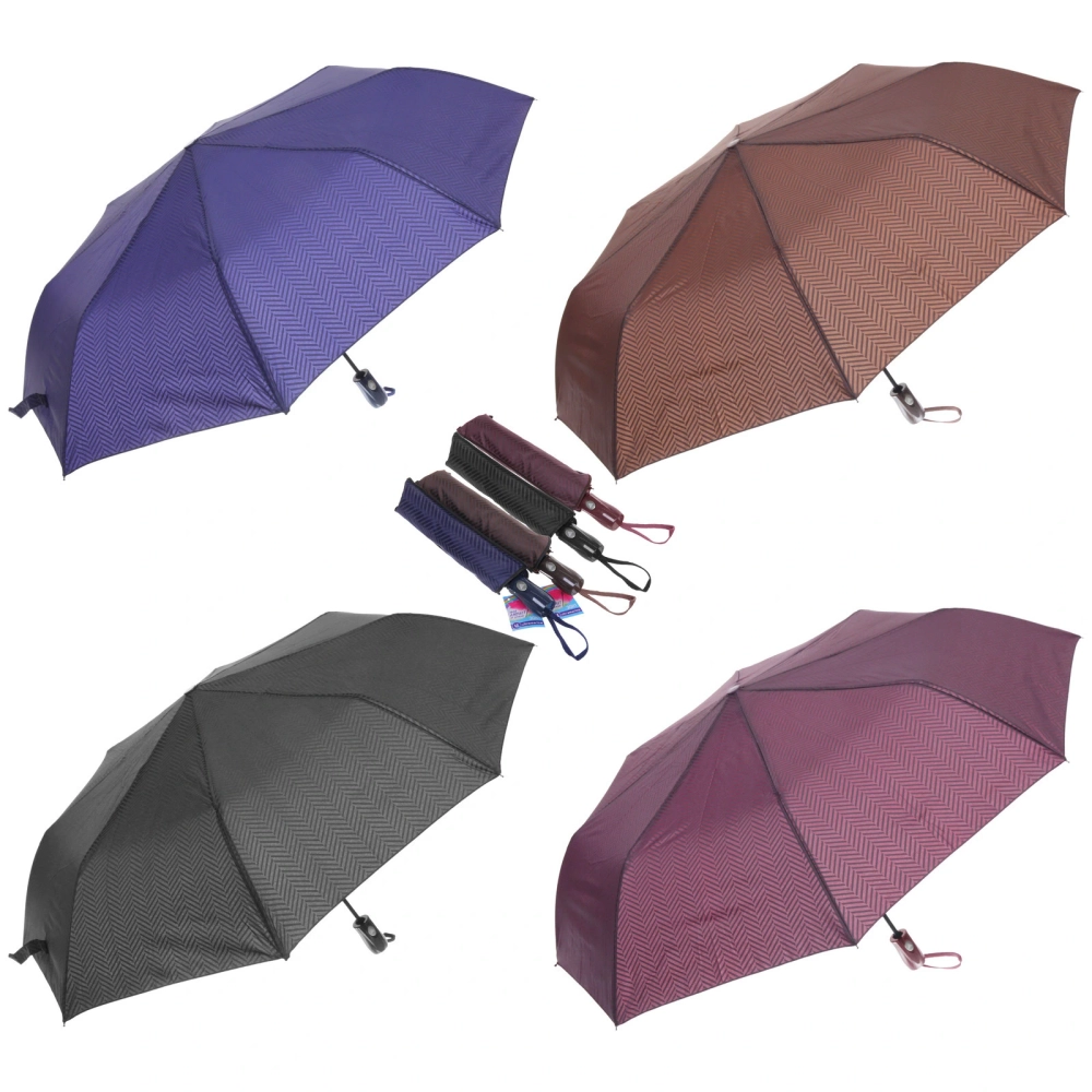 Зонт мужской полуавтомат «ESTETIK», микс 4 цвета, 8 спиц, d-95см, длина в слож. виде 40см●