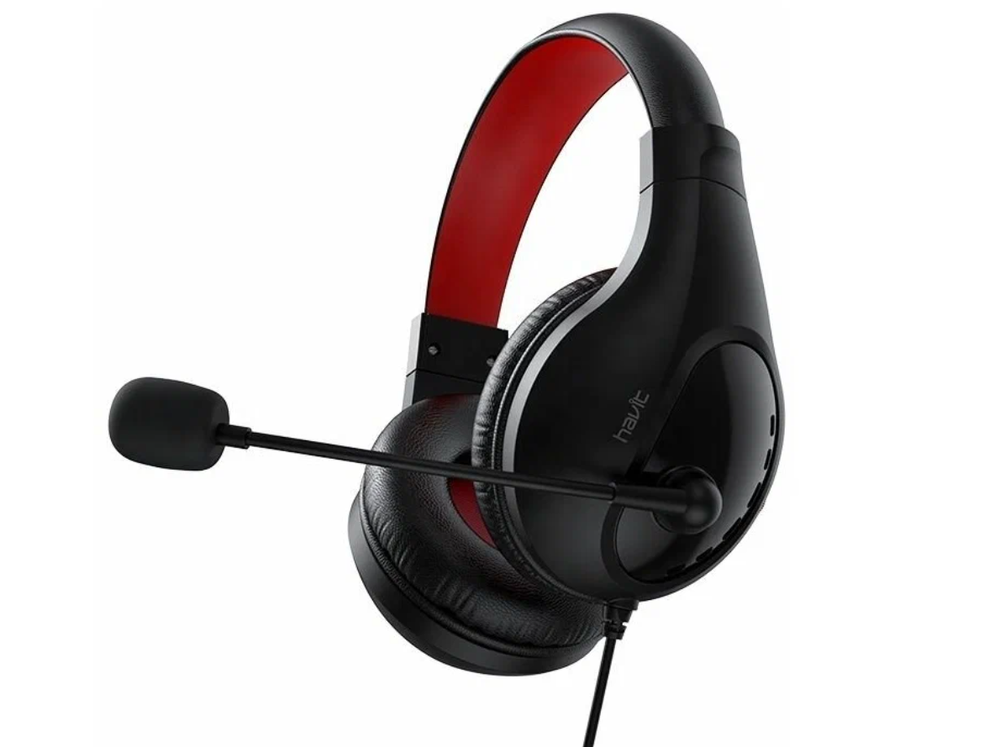 Игровые наушники Havit Audio series-Wired headphone HV-H2116D Black+Red