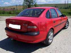 Оцинкованный фаркоп на Opel Vectra B седан/универсал/хетчбек 1995-2002 (без электрики), Galia O029A
