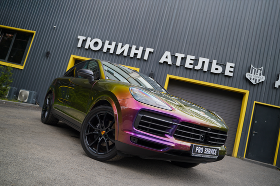 Пленка PET хамелеон фиолетовый Chameleon Purple Blue Carbins