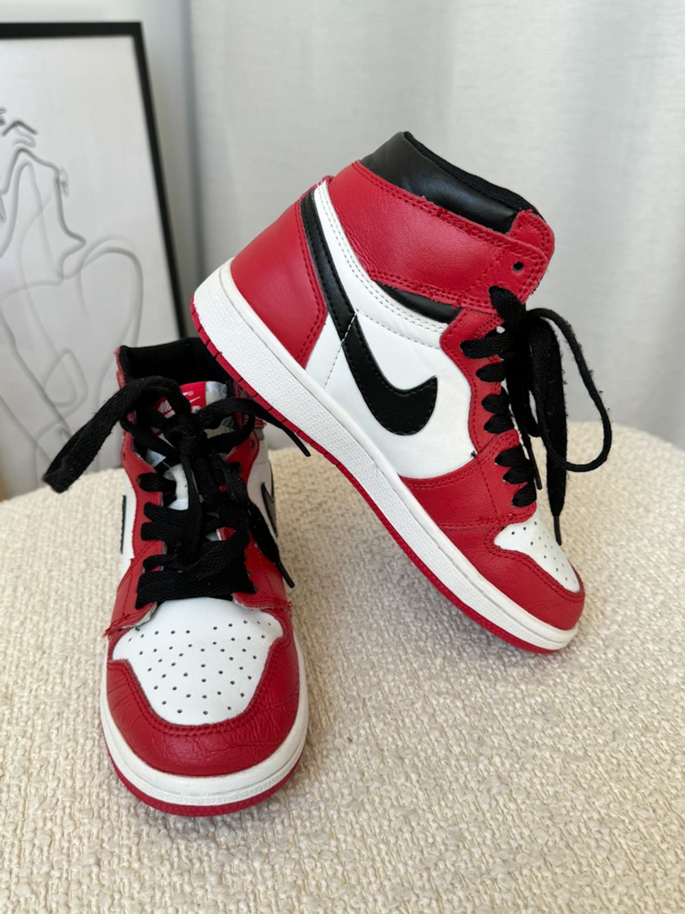 Кожаные кеды Nike Air Jordan, 36