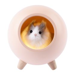 Ночник - светильник светодиодный ЭРА NLED-468-1W-P хомяк розовый | Ночники