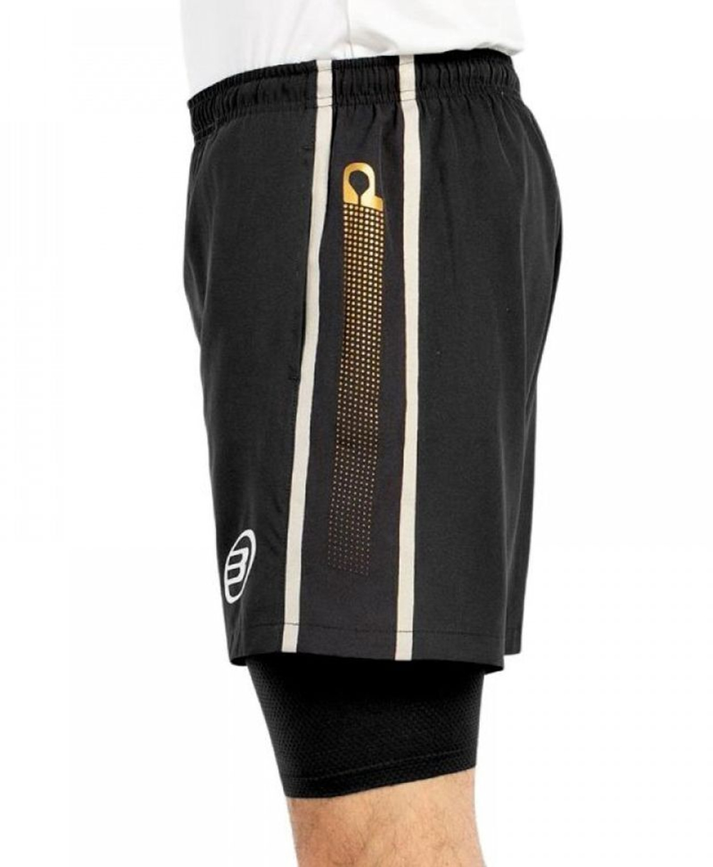 Мужские теннисные шорты Bullpadel Barde - черный