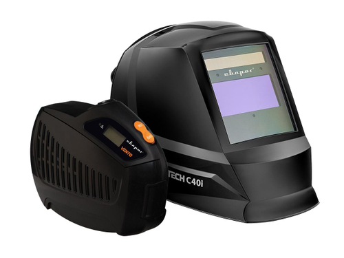 Маска для сварки Сварог TECH C40i С + Устройство подачи воздуха VENTO (СИЗОД)