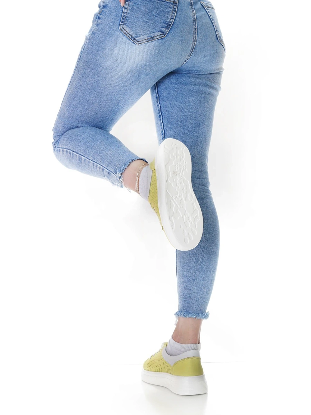 Кроссовки женские летние натуральная кожа