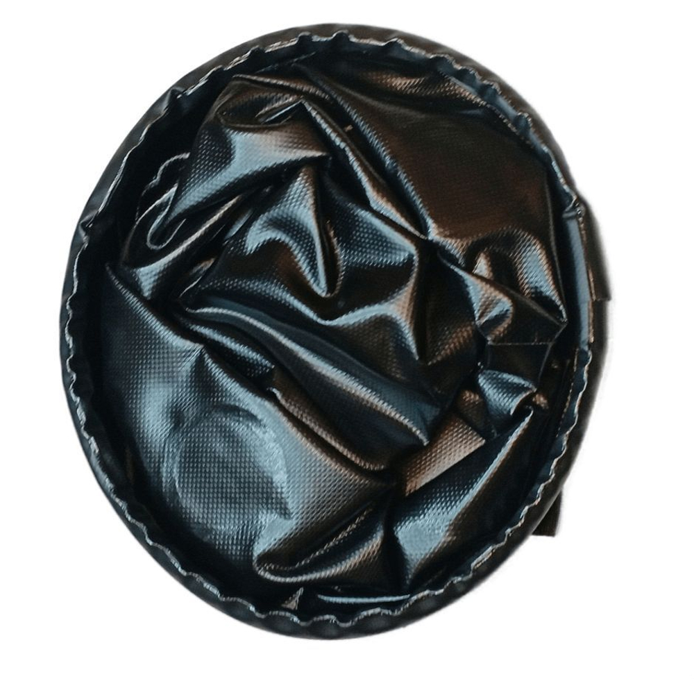 Ведро для воды и прикормки (складное) Kaida  20 л  Черное