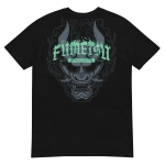 Футболка FUMETSU ONI DEMON чёрно-мятная