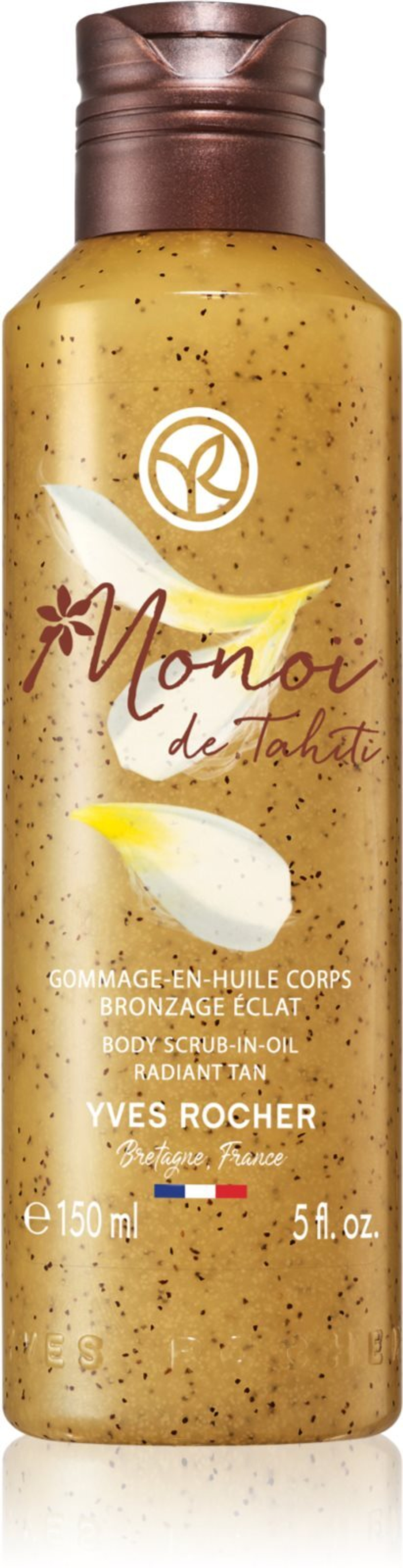 Yves Rocher Monoi de Tahiti - масляный пилинг подчеркивающий загар /   150  ml  / GTIN 3660005780474