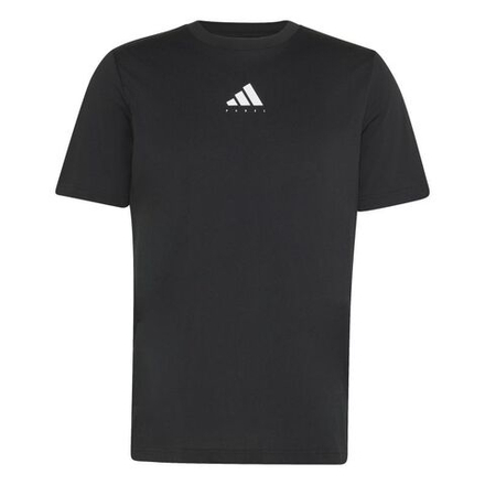 Теннисная футболка Adidas With Graphic For Padel Category - black