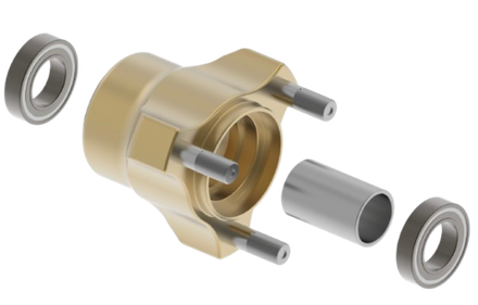 Передняя ступица 17х53мм OTK магний