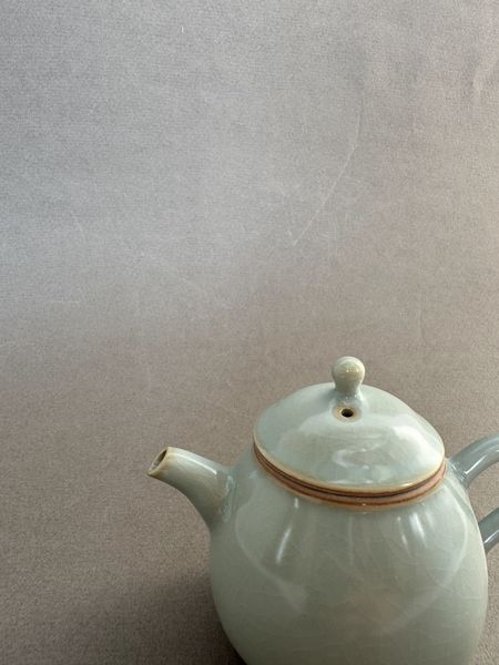 Чайник бирюза с трещенками, 150мл