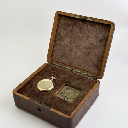 Винтаж: Золотые карманные часы «Audemars Freres»