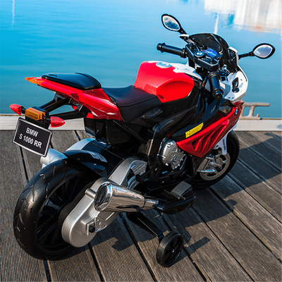 Детский электромобиль "BMW S1000RR", красный