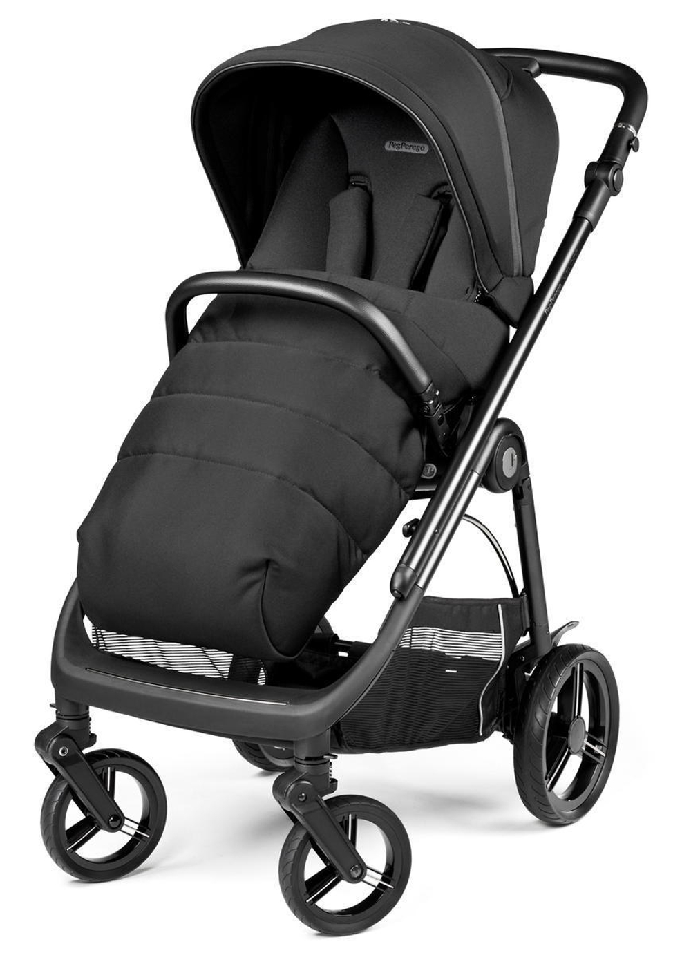 Коляска Peg Perego Veloce New Belvedere 2 в 1 True Black