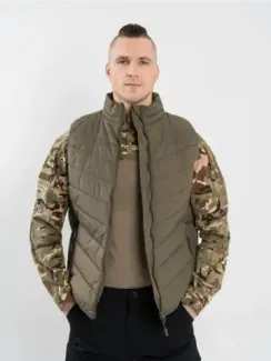 Тактическая жилетка безрукавка Олива