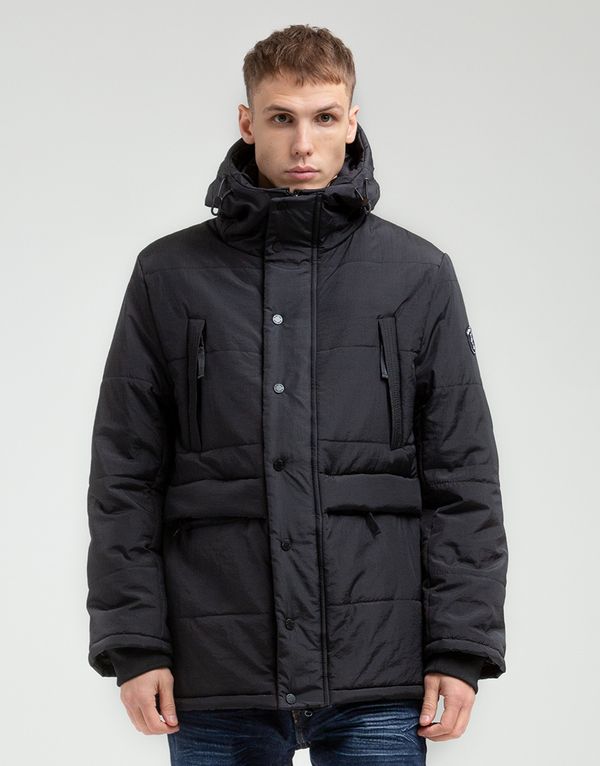 Куртка We Don’t Care Long Puffer Jacket Black - фото 1