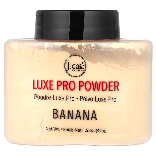 J.Cat Beauty, Luxe Pro, пудра для лица, оттенок LPP101 «Банан», 42 г