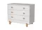 Комод Ice-cream 3 ящика (белый)