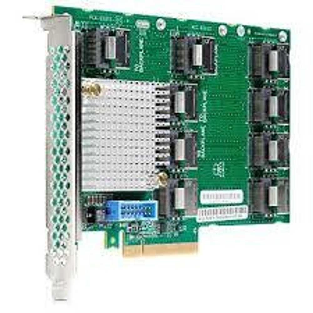 Плата HP 12Gb SAS Expander Card SFF (9P mSAS(SFF8087) 2P to controllers, 7P to drive cage, full cables kit) for DL380 Gen9 (761879-001)