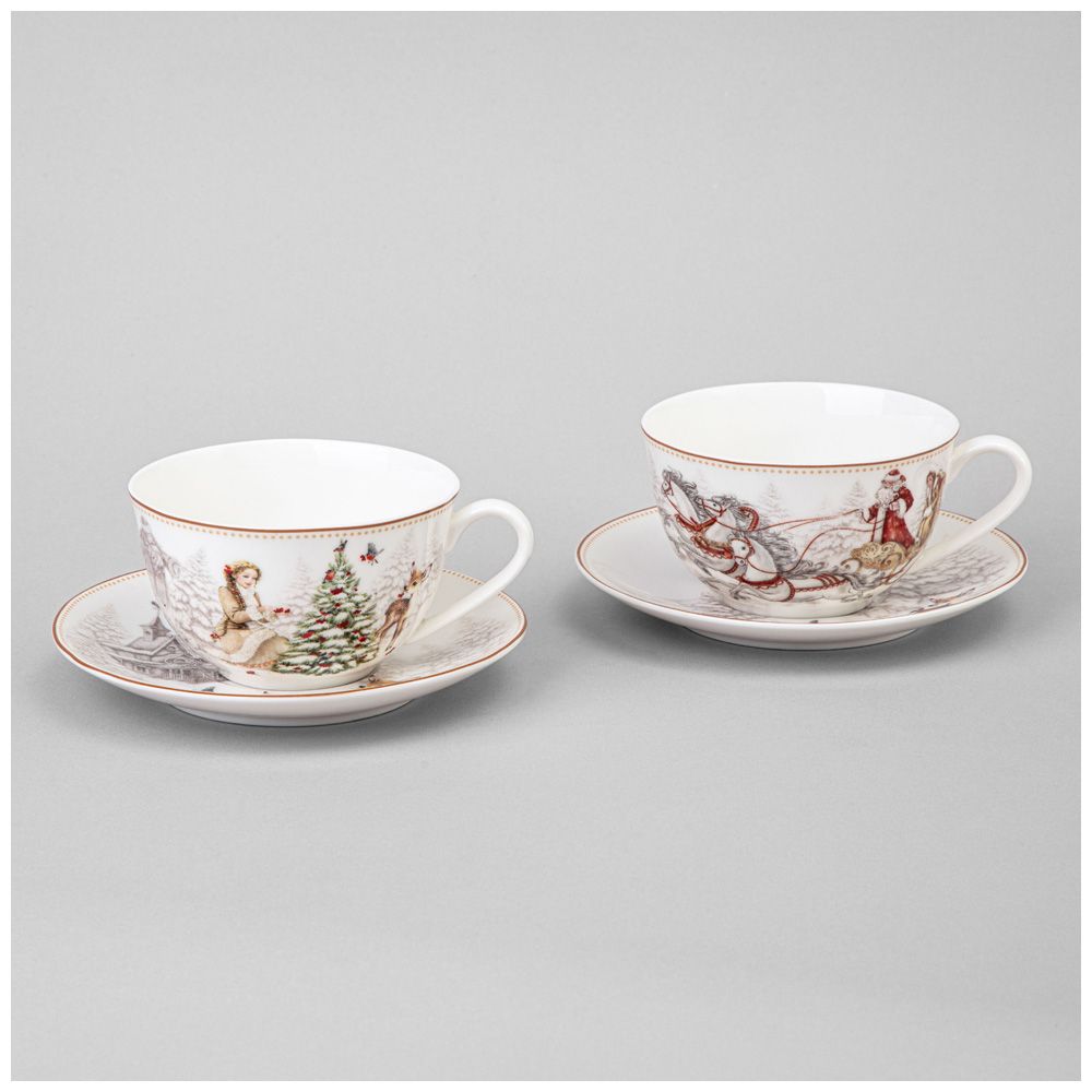 ЧАЙНЫЙ НАБОР LEFARD "МОРОЗКО" НА 2 ПЕР. 4 ПР. 300 МЛ (КОР=12НАБ.)