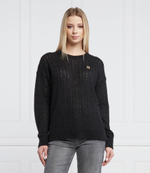 Хлопковый свитер Tommy Hilfiger - черный(WW0WW32293)