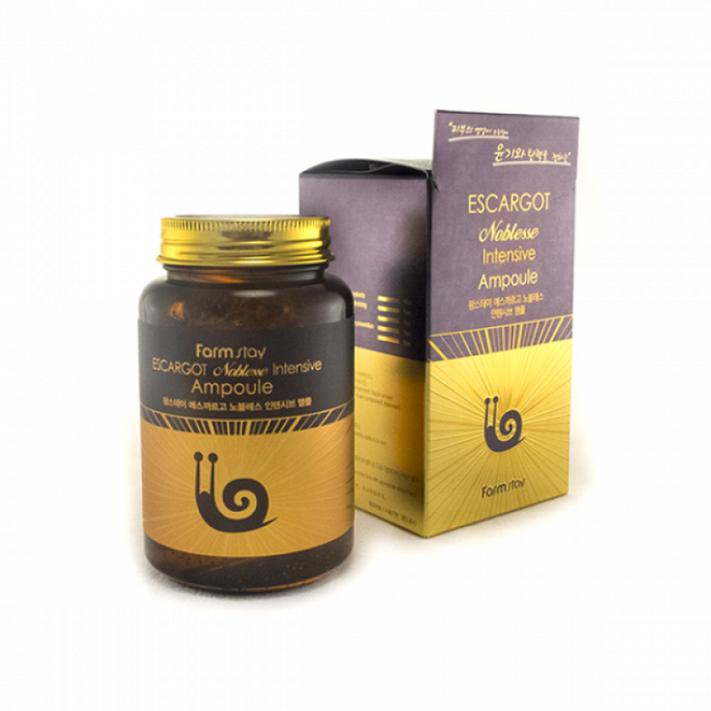 Farm Stay Escargot Noblesse Intensive Ampoule ампульная сыворотка для лица с экстрактом королевской улитки