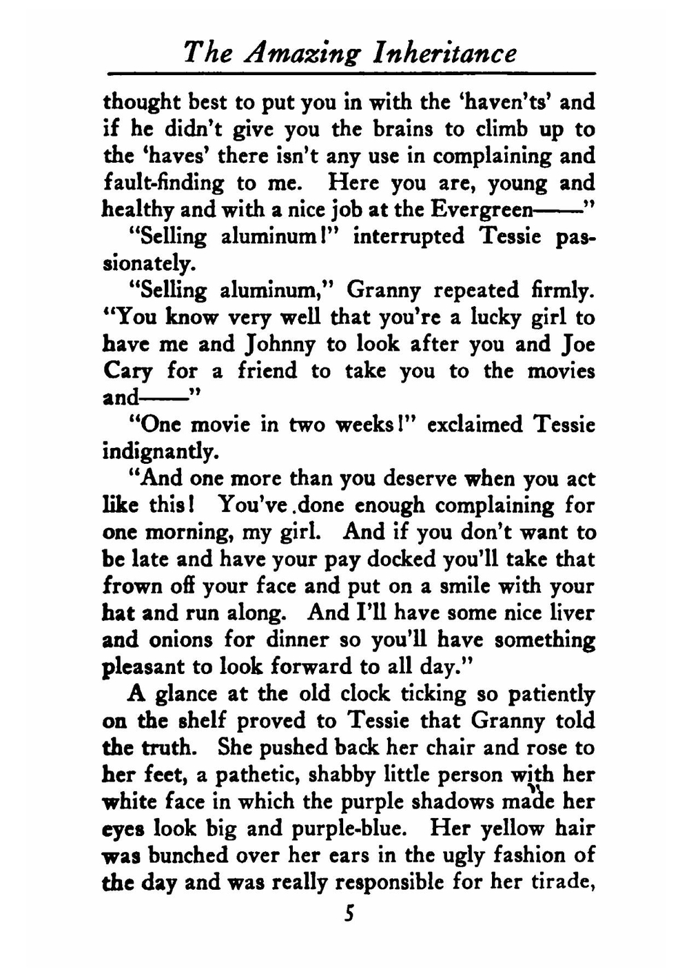 The Amazing Inheritance | Frances Roberta Sterrett