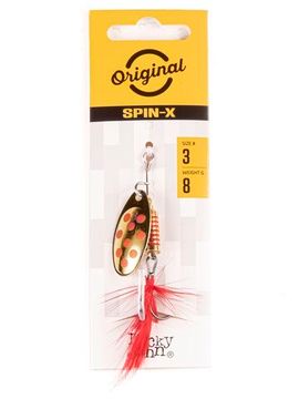 Блесна вращ. Lucky John SPIN X ROUND 03 8,0г GR