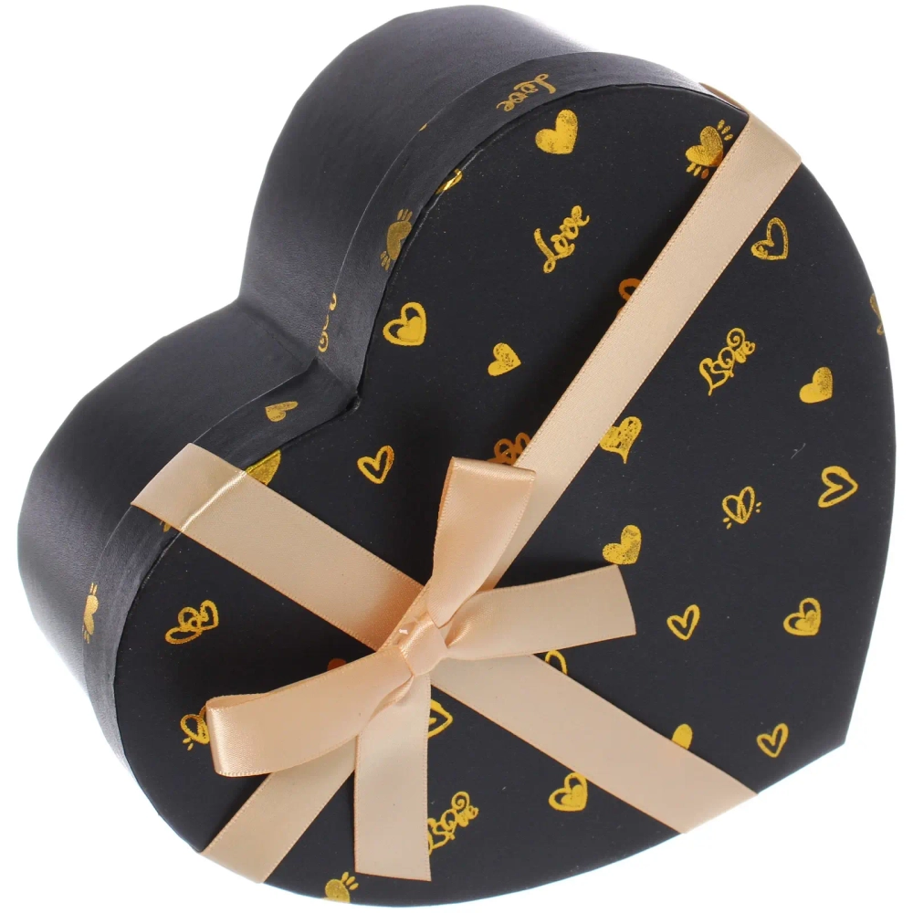 Коробка подарочная «Лучший подарок» 19*17*7.5 см, Черный