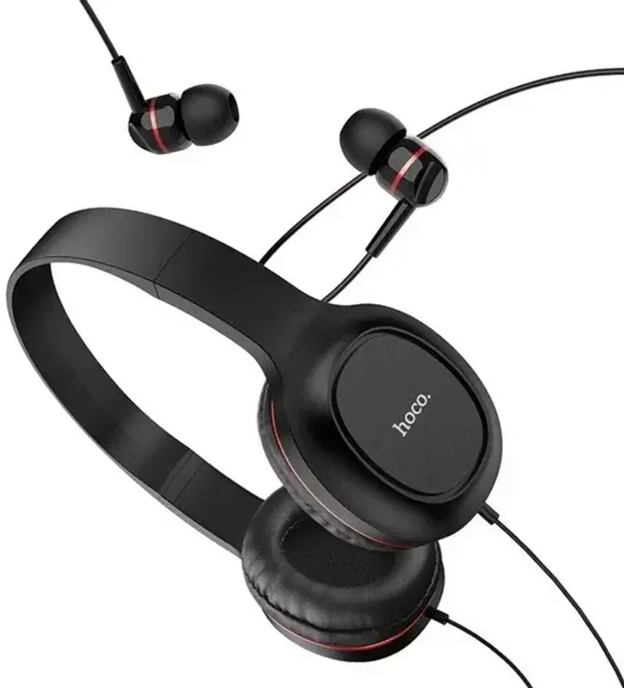 Полноразмерные Bluetooth наушники Hoco W24 -черные