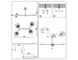 Ambrella Подвесной светодиодный светильник LineTech FL51609