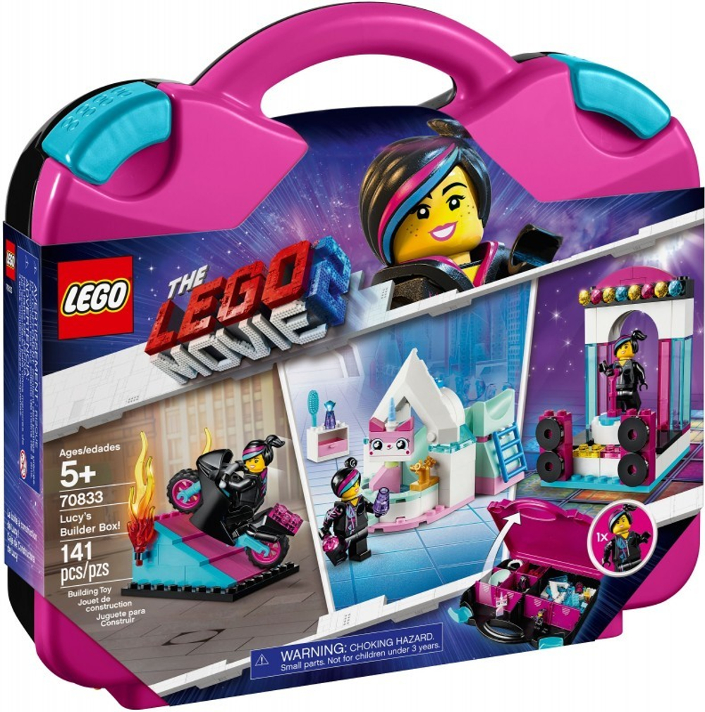 LEGO Movie 2: Строительный чемоданчик Дикарки 70833 — Lucy's Builder Box! — Лего Муви Фильм