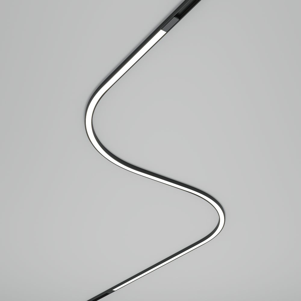 Трековый магнитный светодиодный светильник Maytoni Basity   TR180-1-24WTW-B