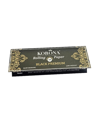Бумага для сигарет блок "Korona" Black Premium 70мм 50л*50шт