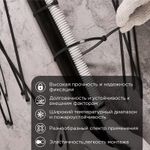 Стяжка нейлоновая Профессиональная 500x7,6мм, черная (100 шт/уп) REXANT