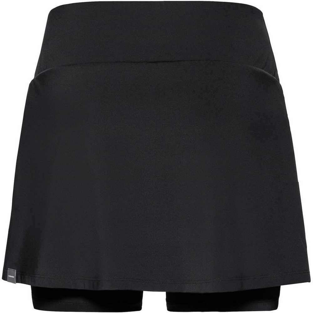 Теннисная юбка Head Club Basic Skort Long W - Black