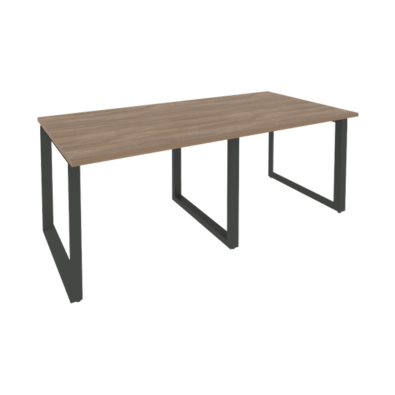 Onix Стол переговорный O.MO-PRG-2.1 Дуб Аризона/Металл Антрацит 1960*980*750