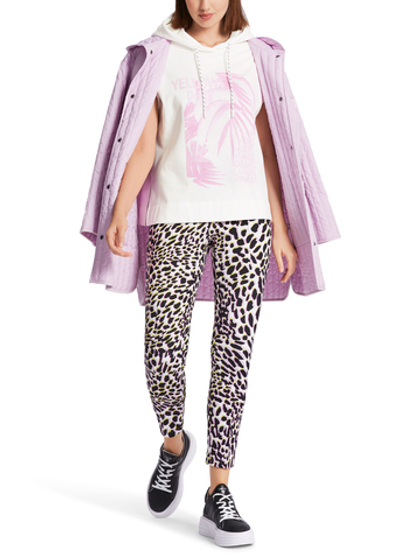 Marc Cain Свитшот с короткими рукавами и капюшоном