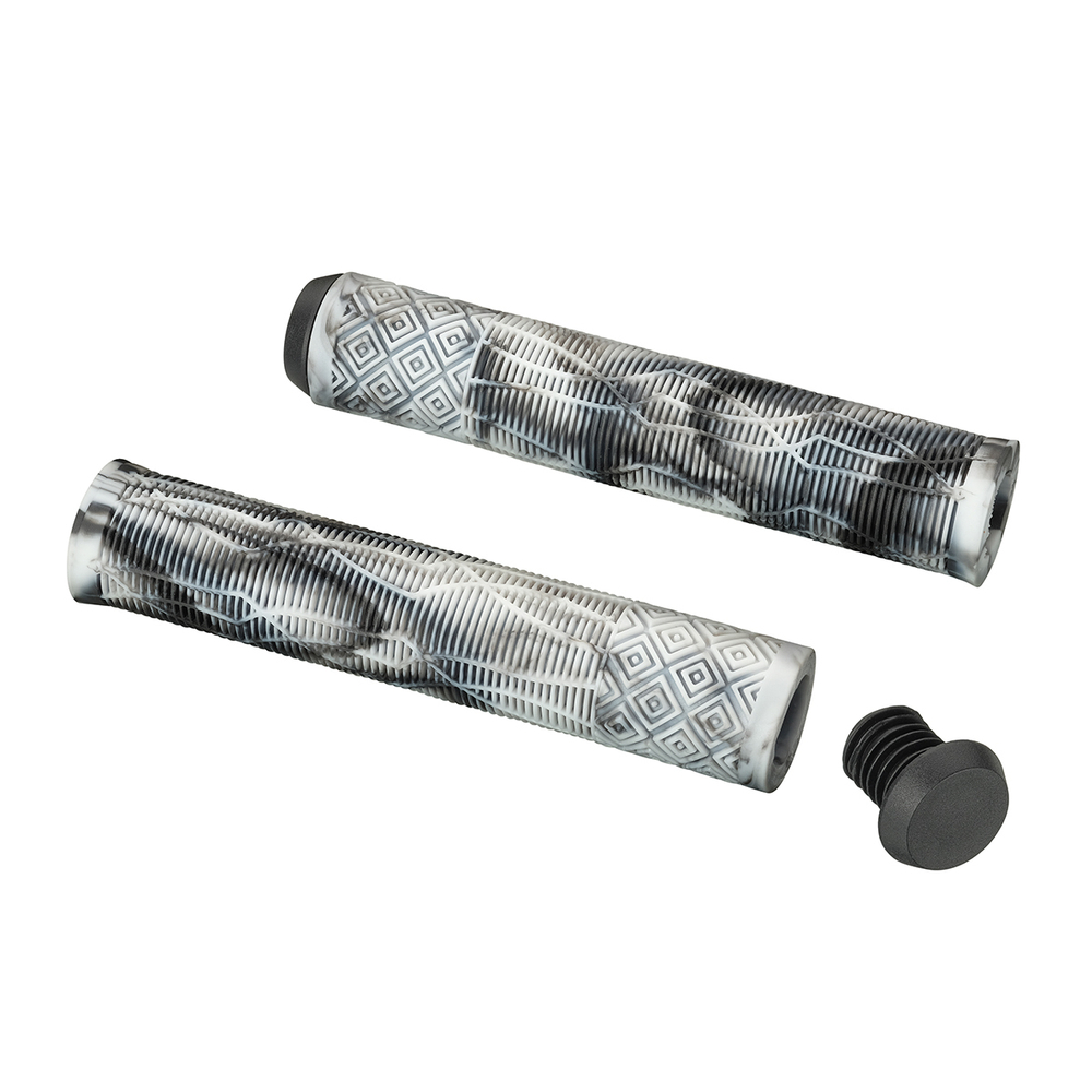 Грипсы FOX PRO L-160, бело-черные