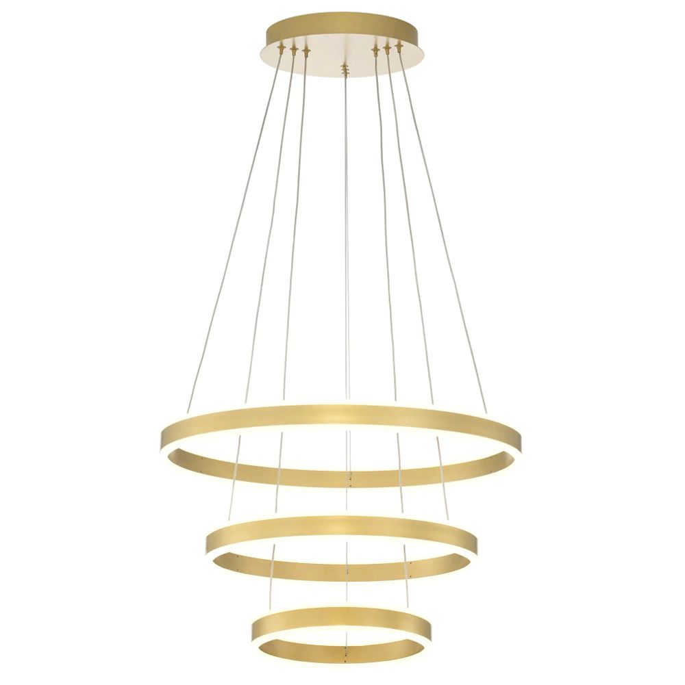 Citilux Дуэт CL719652 LED Люстра подвесная с пультом Золото