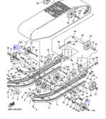 Ролик подвески гусеничного трака 8ES4731000