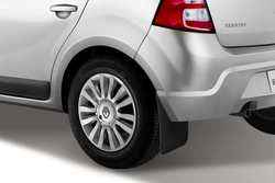 Брызговики задние для RENAULT Sandero 2010-2014 (optimum) в коробке арт.FROSCH.41.18.E10