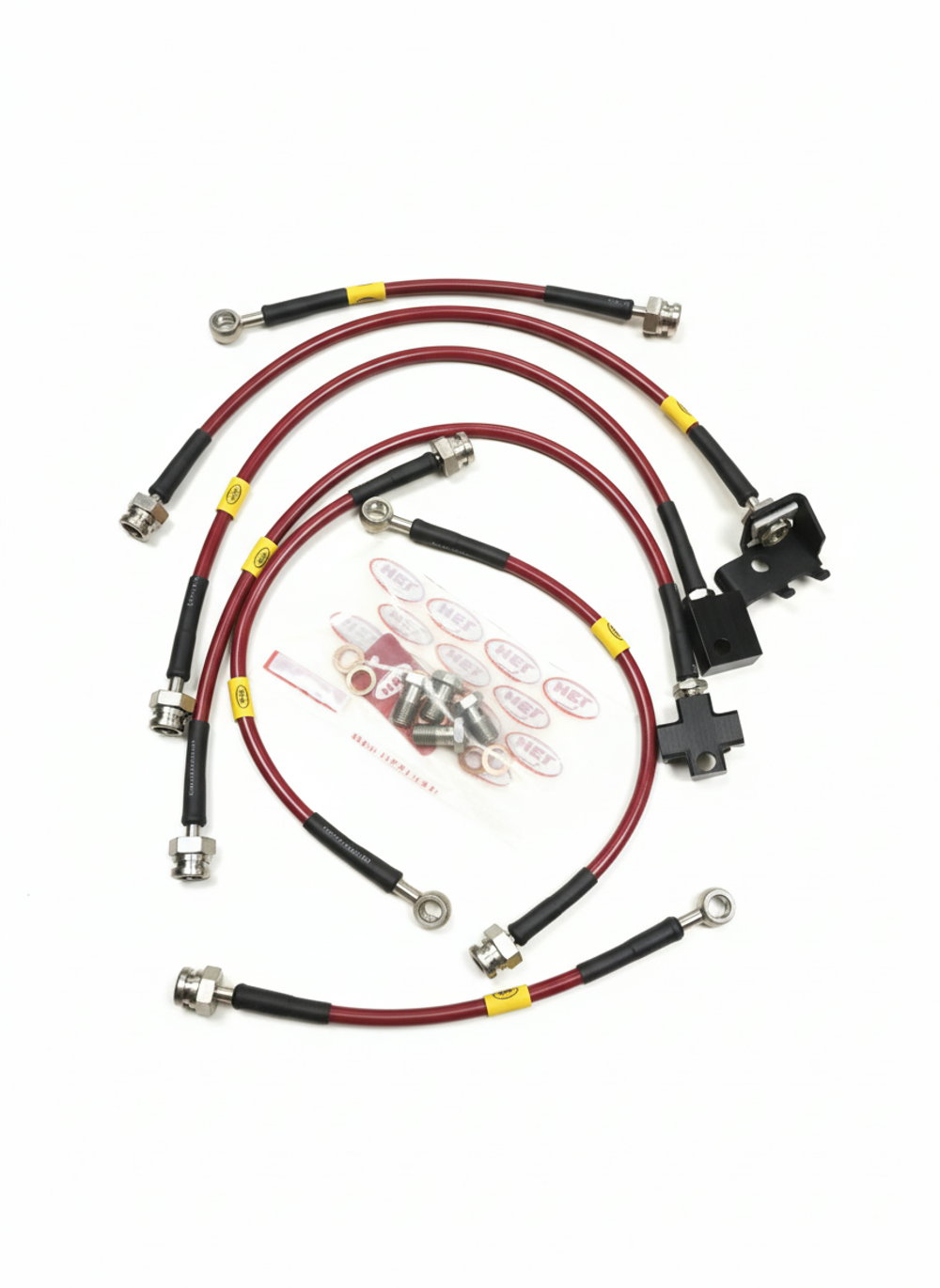 Комплект армированных тормозных шлангов HEL для Nissan Patrol (1997-2004-)