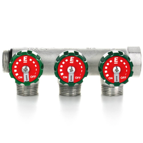 Коллектор модульный ELSEN 3/4" 2х3/4" ЕК TIN латунь